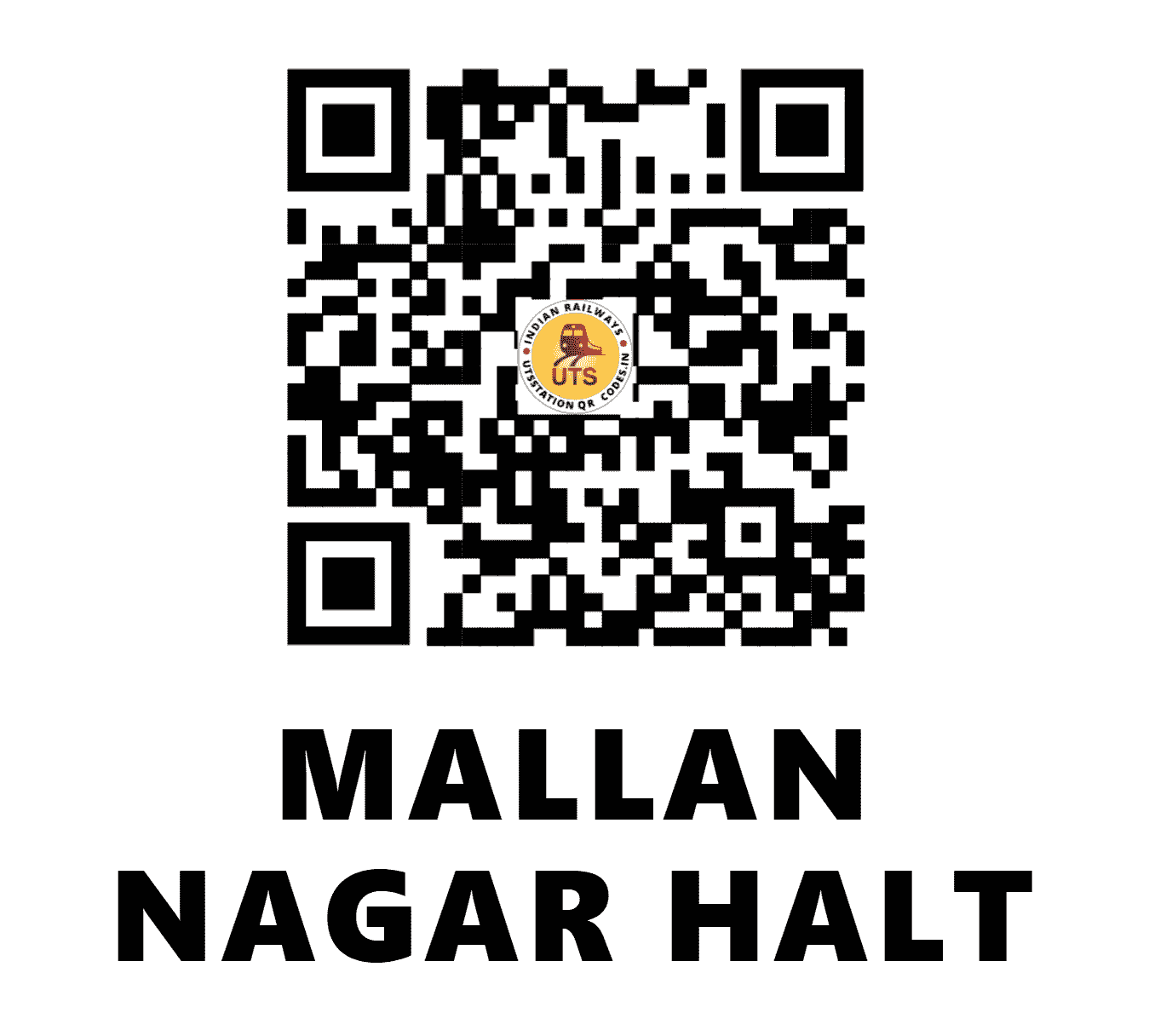 UTS QR Code for MALLAN NAGAR HALT - MQW - NE (UTTAR PRADESH)